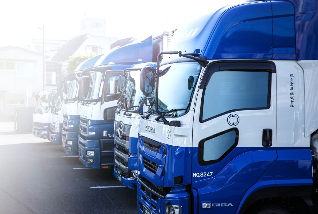 幅広い車輌ラインナップを所有